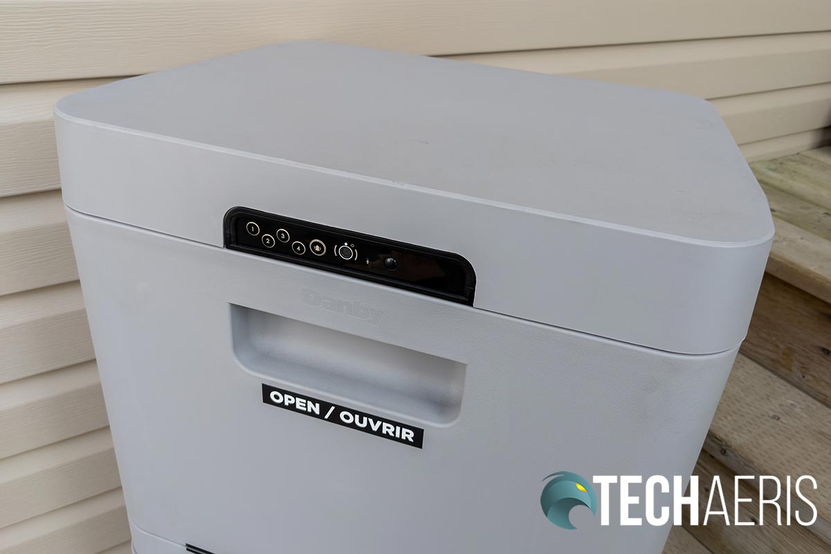 Danby Parcel Guard review: A smart mailbox for secure package delivery and more! 6 The front of the Danby Parcel Guard Smart Mailbox with number keys, camera, and microphone